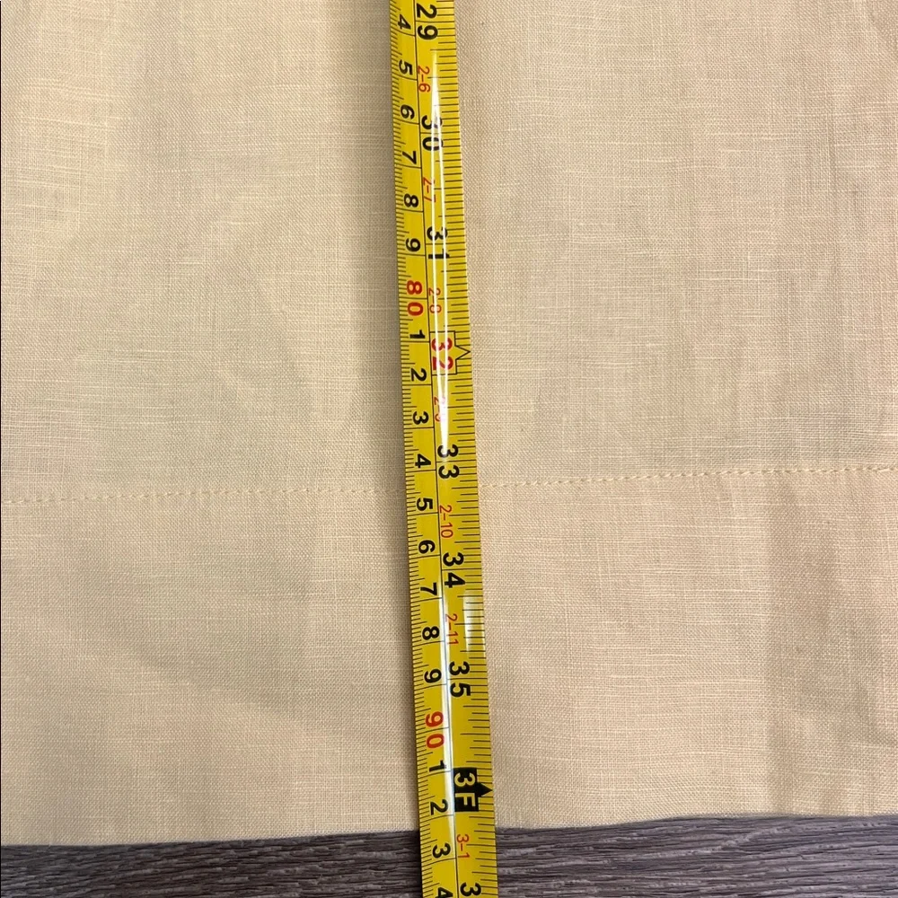 Taylor Yellow Linen Dress Sleeveless Ruffle Trim Shift Fit & Flare Size 6 - Picture 13 of 13
